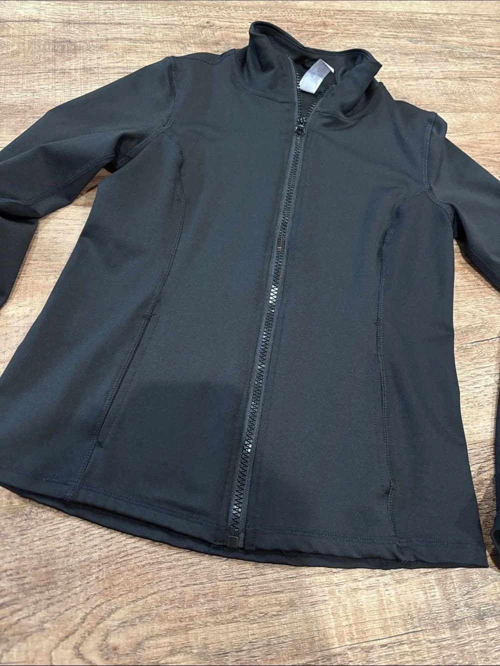 90 Degree By Reflex Black Zip-Up Hoodie Jacket